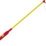 Gelb-roter Laternenstab, 49 cm, mit Griff und Aufhängung für Laternen. Ideal für Sankt Martin.