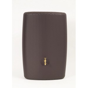 Garantia Regenwasser-Wandtank Sunda 300 l Mocca in Rattanoptik mit Auslaufhahn.