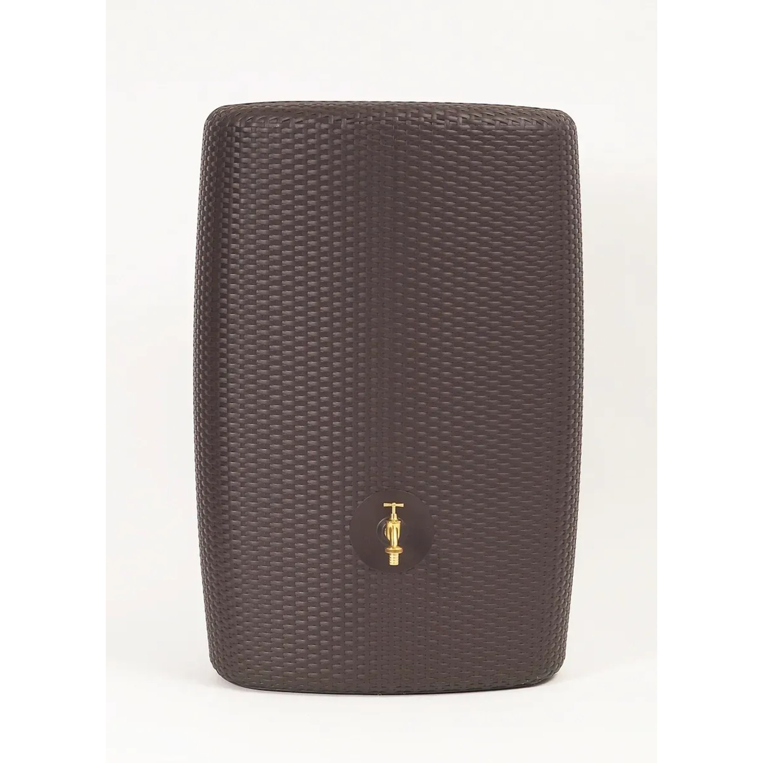 Garantia Regenwasser-Wandtank Sunda 300 l Mocca in Rattanoptik mit Auslaufhahn.