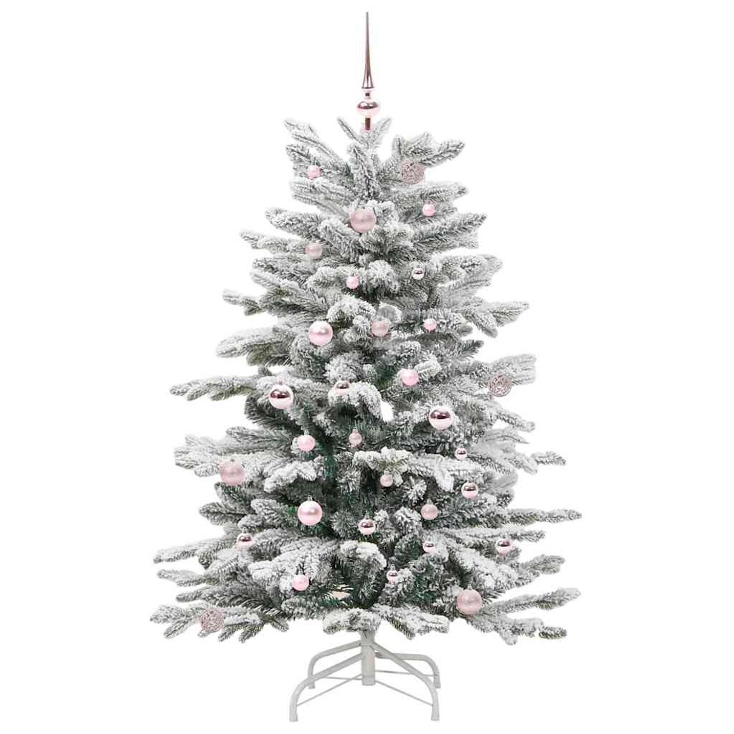 vidaXL Künstlicher Klappbarer Weihnachtsbaum Weiß 150 cm PE und PVC 3395633