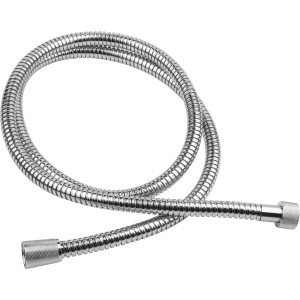Verchromter baliv Metall Brauseschlauch, 150 cm, für Handbrausen im Bad.