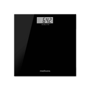 medisana PS 402 Personenwaage Badezimmerwaage bis 180kg in schwarz