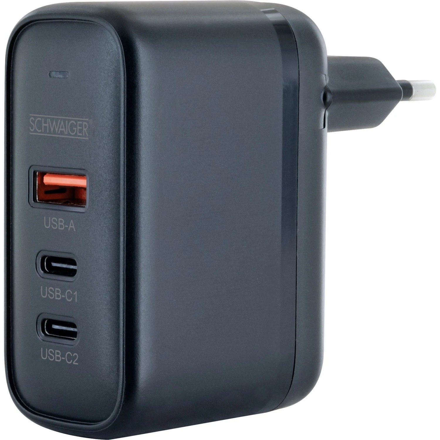 Schwaiger Ladeadapter 2 x LADC2135 USB-A & USB-C 230 V