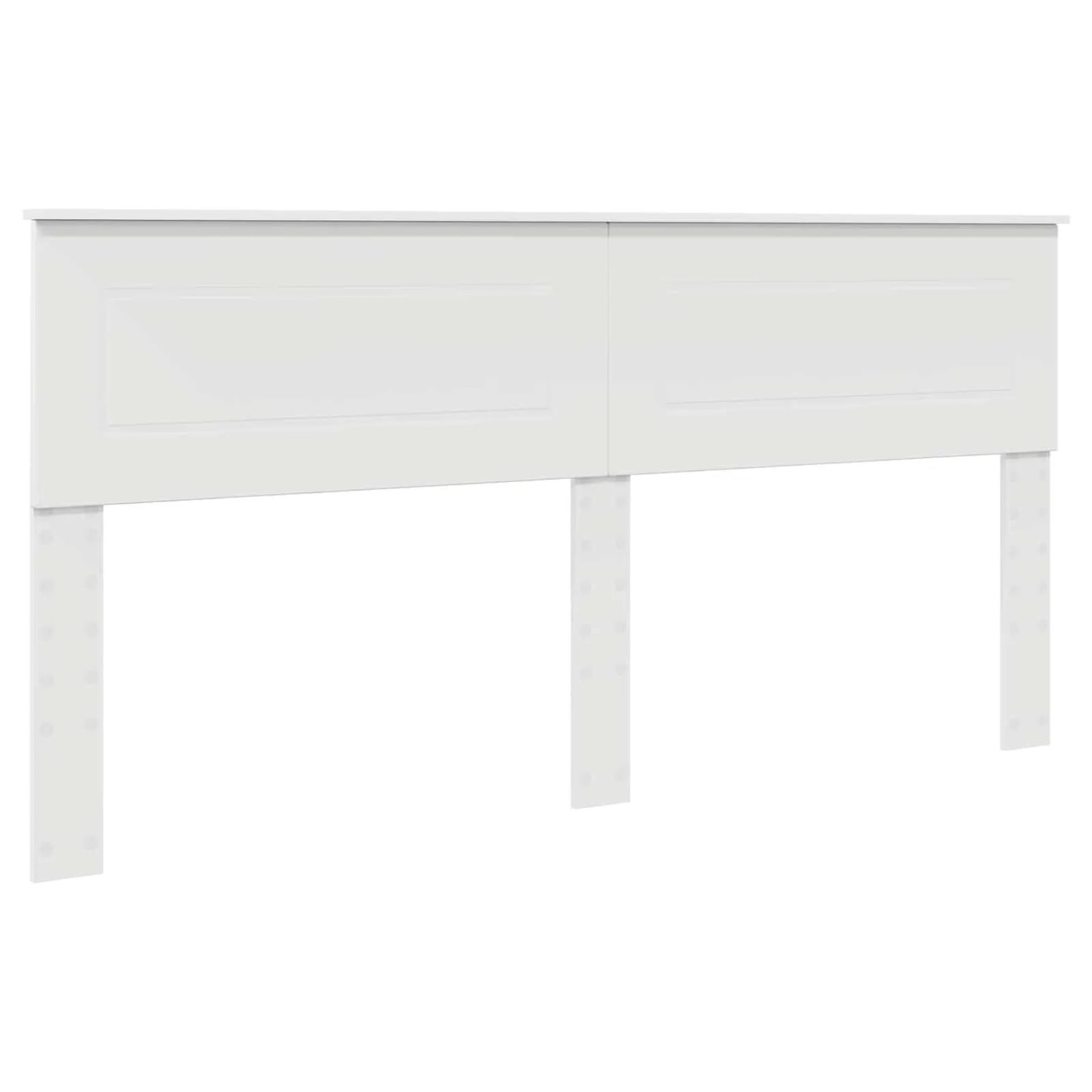 vidaXL Kopfteil mit Kopfteil Weiß 200 cm Holzwerkstoff 888253