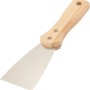 Spachtel, 60 mm breit, mit Holzgriff und Stahlklinge zum Ausbessern von Putz.