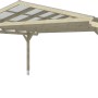 Weißer Skan Holz Carport Westerwald mit Doppelstegplatten und geraden Kopfbändern.