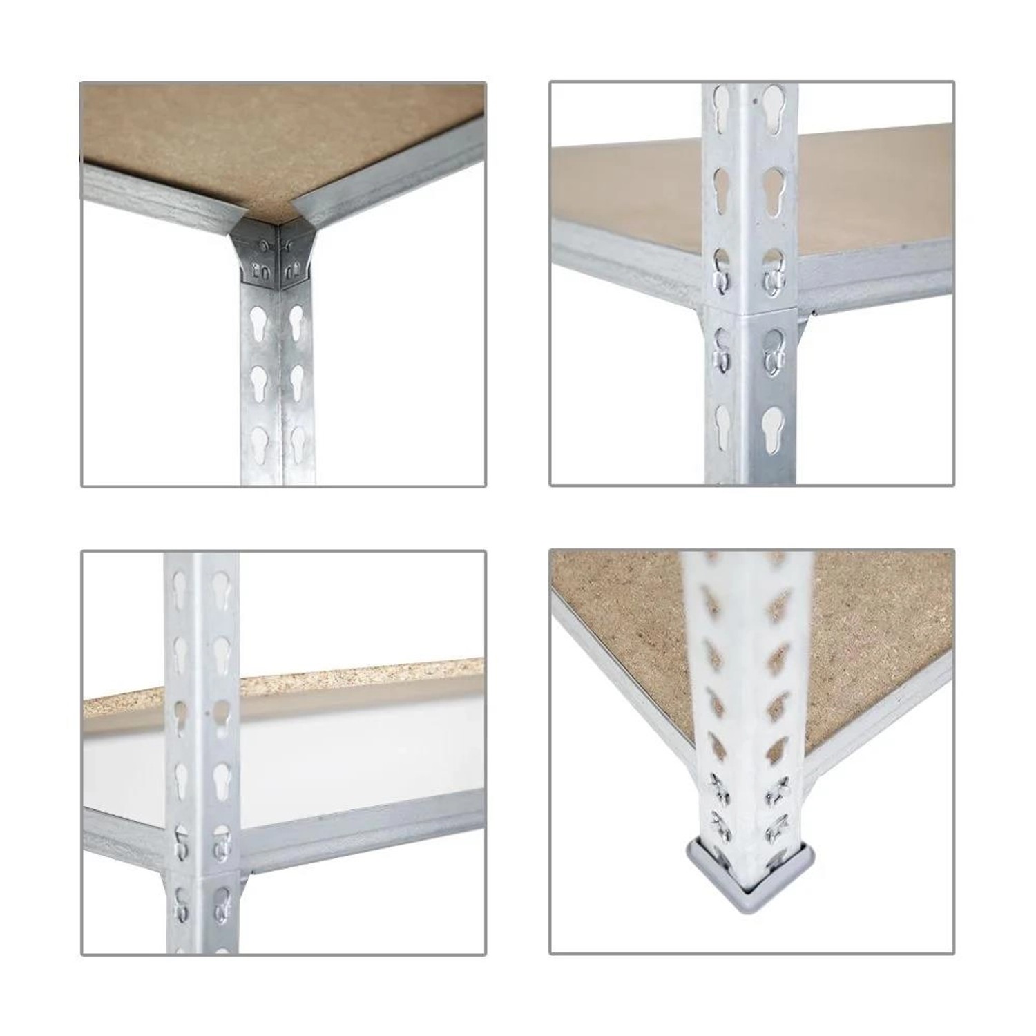 PROREGAL Schwerlastregal Silver Mamba 200x200x40cm - Made In Germany