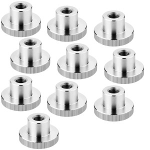 SOTECH 10er Set Rändelmutter M10 Edelstahl V2A SS304 Hohe Form DIN 466 Griffmutter