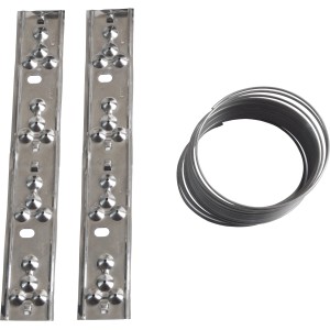 Gardigo Vogel-Frei Spirale: Edelstahl-Grundplatten und Drahtspiralen zur Vogelabwehr.