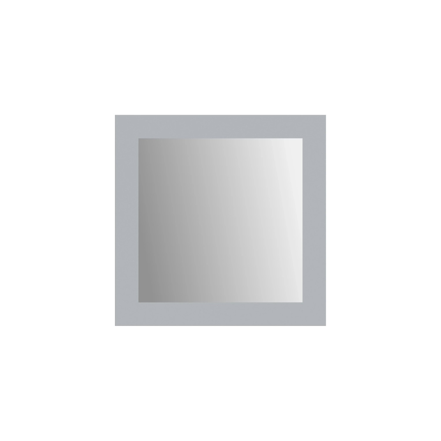 Kristall-Form Dekorspiegel Toba 45 cm x 45 cm Silber mit Rahmen günstig online kaufen