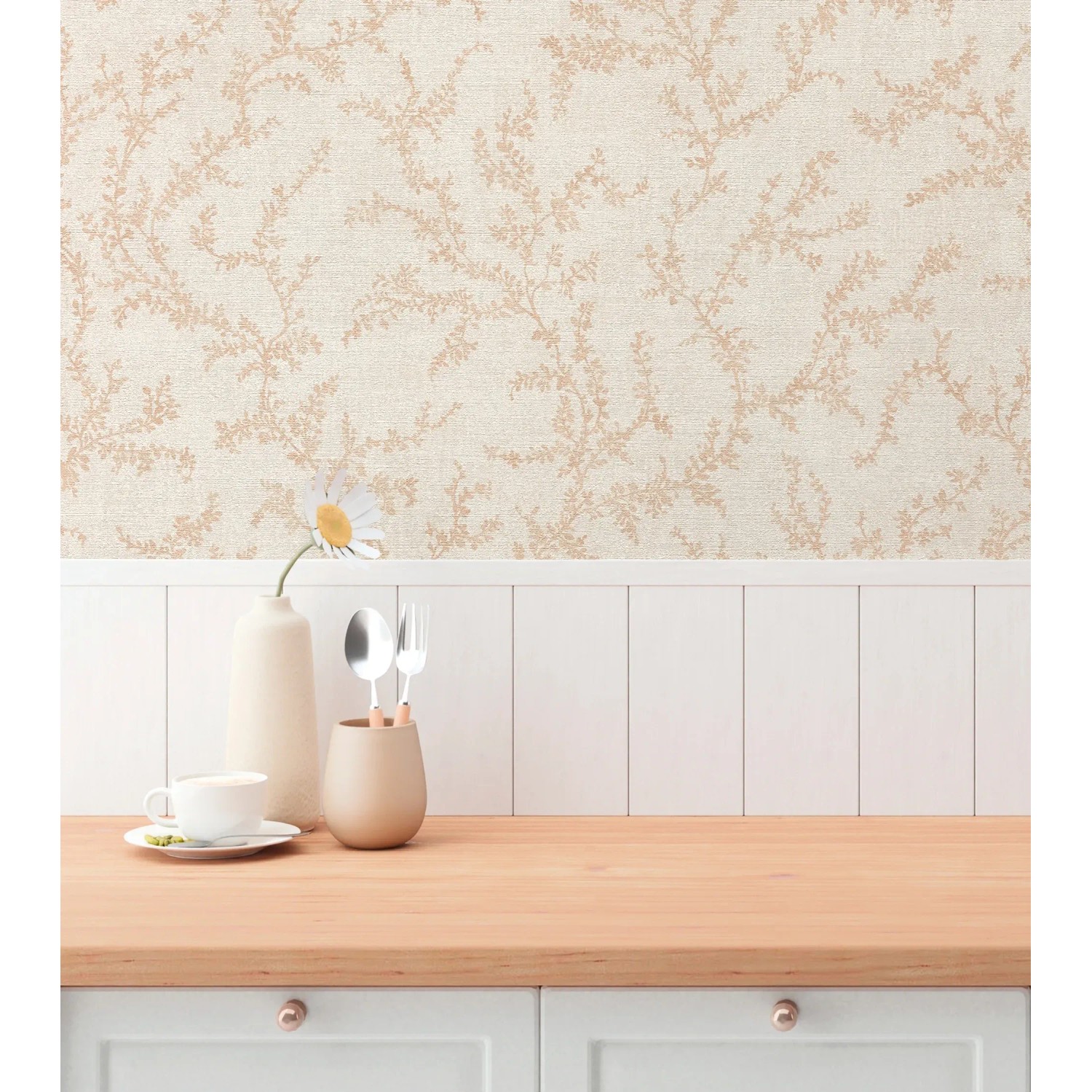 AS Creation Vliestapete Natur Äste braun-beige, Äste-Motiv, leicht strukturiert.