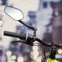 Lifenaxx Fahrradspiegel LX-031 links am Fahrradlenker montiert.