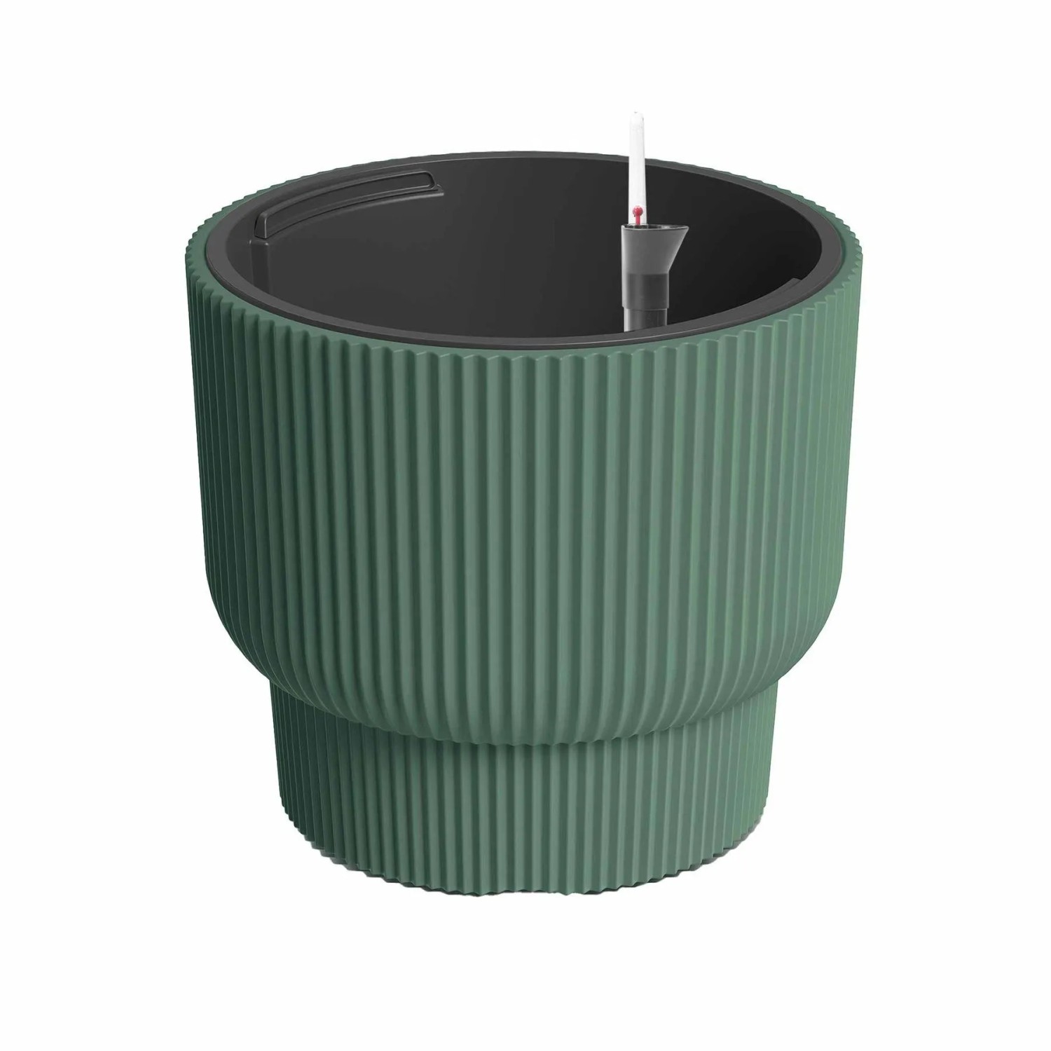 VidaAtHome.de Design-Pflanzgefäß ULEY ø 30cm mit Bewässerungseinsatz Grün