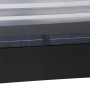 Detailaufnahme der Sunjoy Multi-Pergola Matterhorn mit Solar-LED-Leuchten am Pfosten.