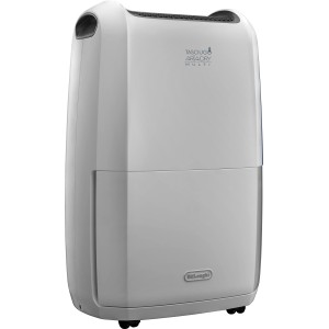DeLonghi Luftentfeuchter DDSX220, 20 Liter, weiß, für Räume bis 90m³.