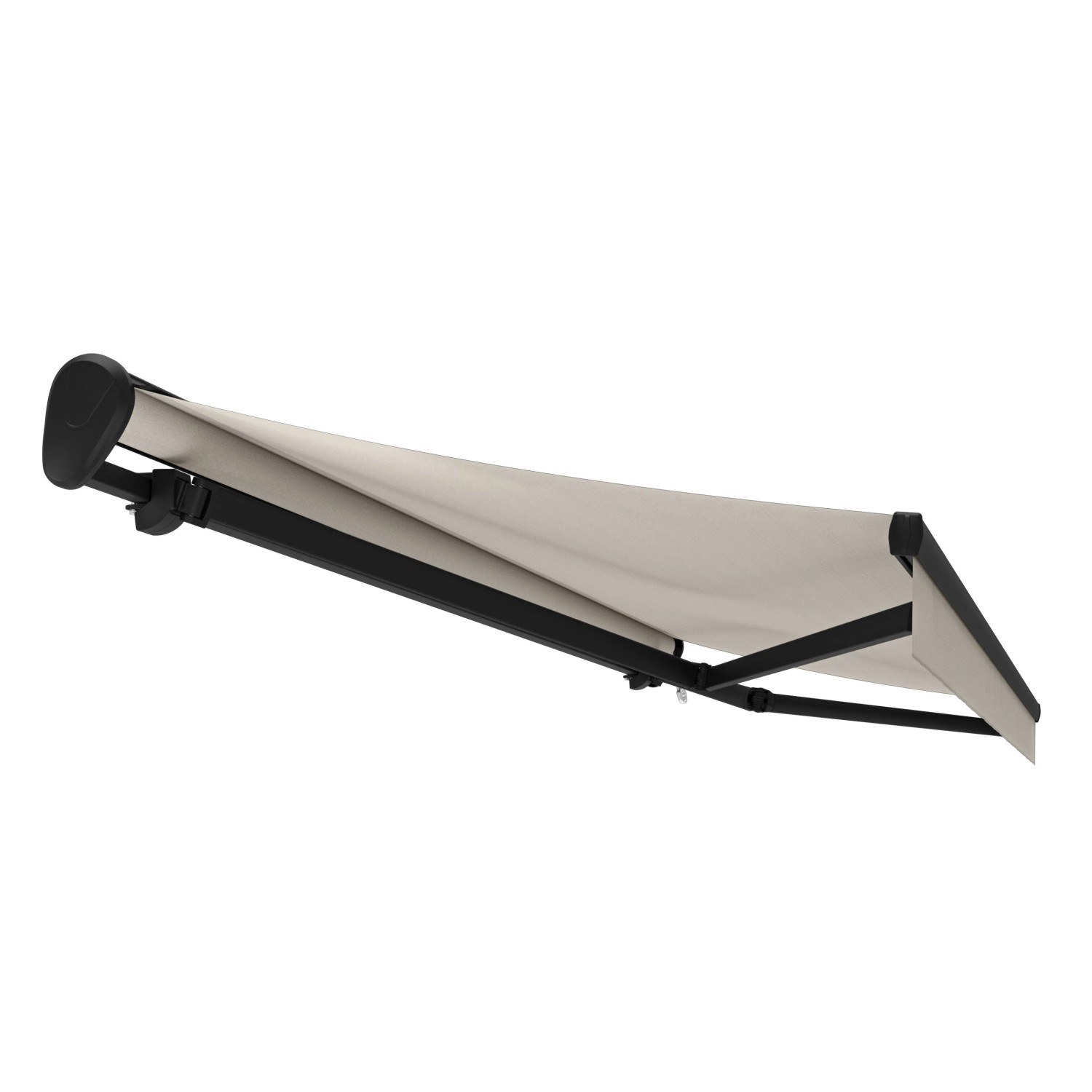 Halbkassetten-Markise Reno Anthrazit 3,5 x 2,5 m Beige
