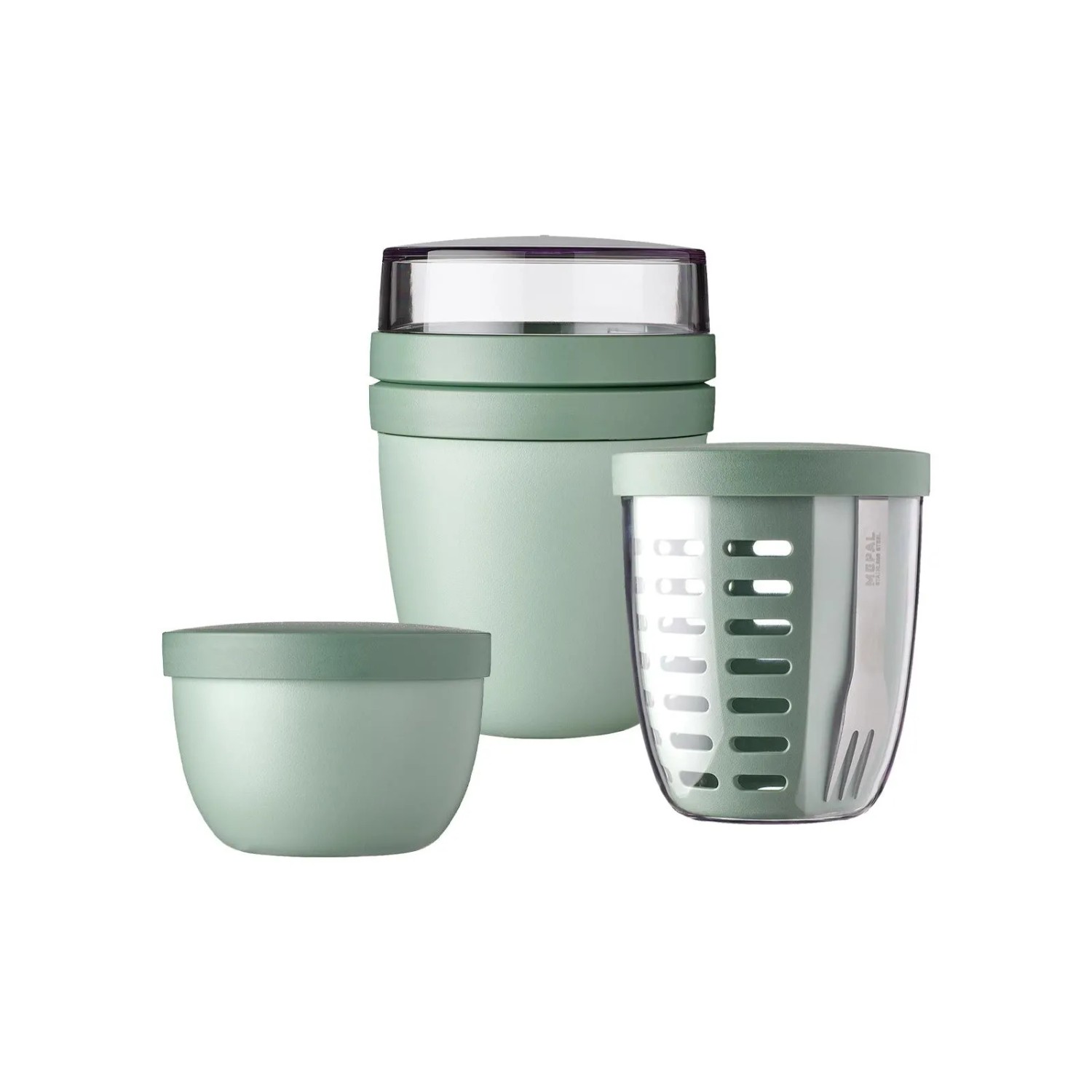 Mepal Ellipse Pot-Set 3-teilig Nordic Sage