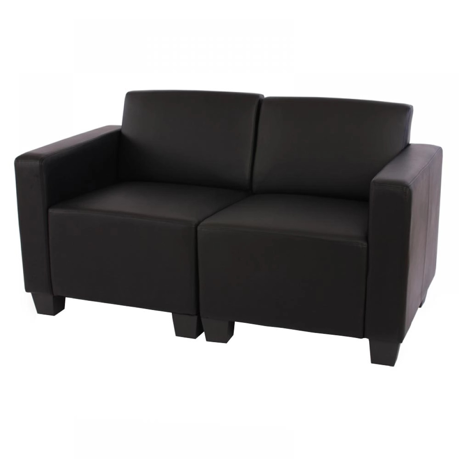 MCW 2-Sitzer Sofa Moncalieri Schwarz günstig online kaufen