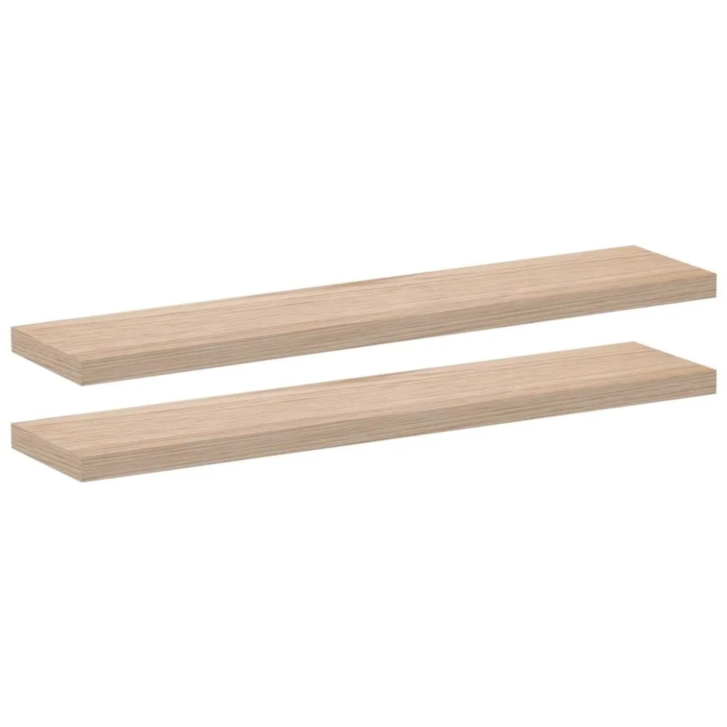 vidaXL Schweberegale 2 Stk 110x23,5x4 cm Holzwerkstoff 4010698