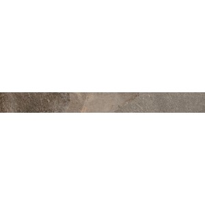 Sockelfliese Ground Feinsteinzeug, Bronze, 59,7x6cm, matt glasiert.