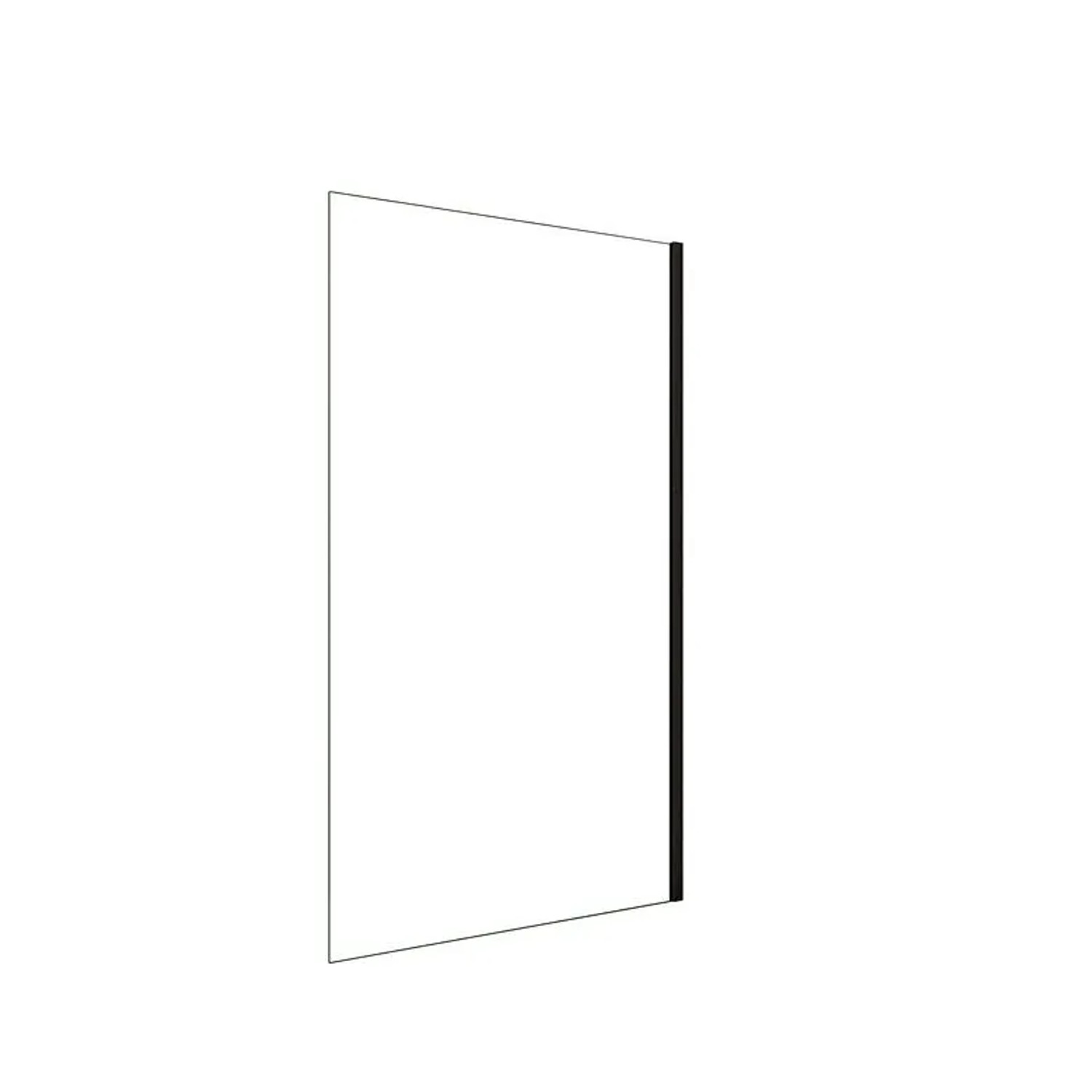 Duschparadies 75x140cm Badewannenaufsatz 6mm ESG Festglas Duschabtrennung D günstig online kaufen