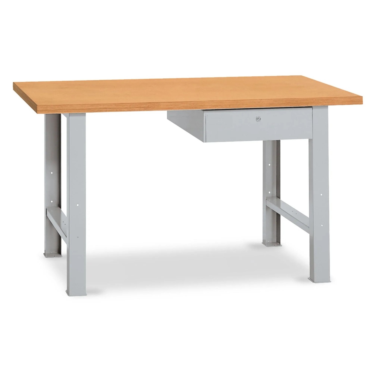 Kraftwerk Werkbank 1 Schublade 840 x 1500 x 700 mm Silber-Beige