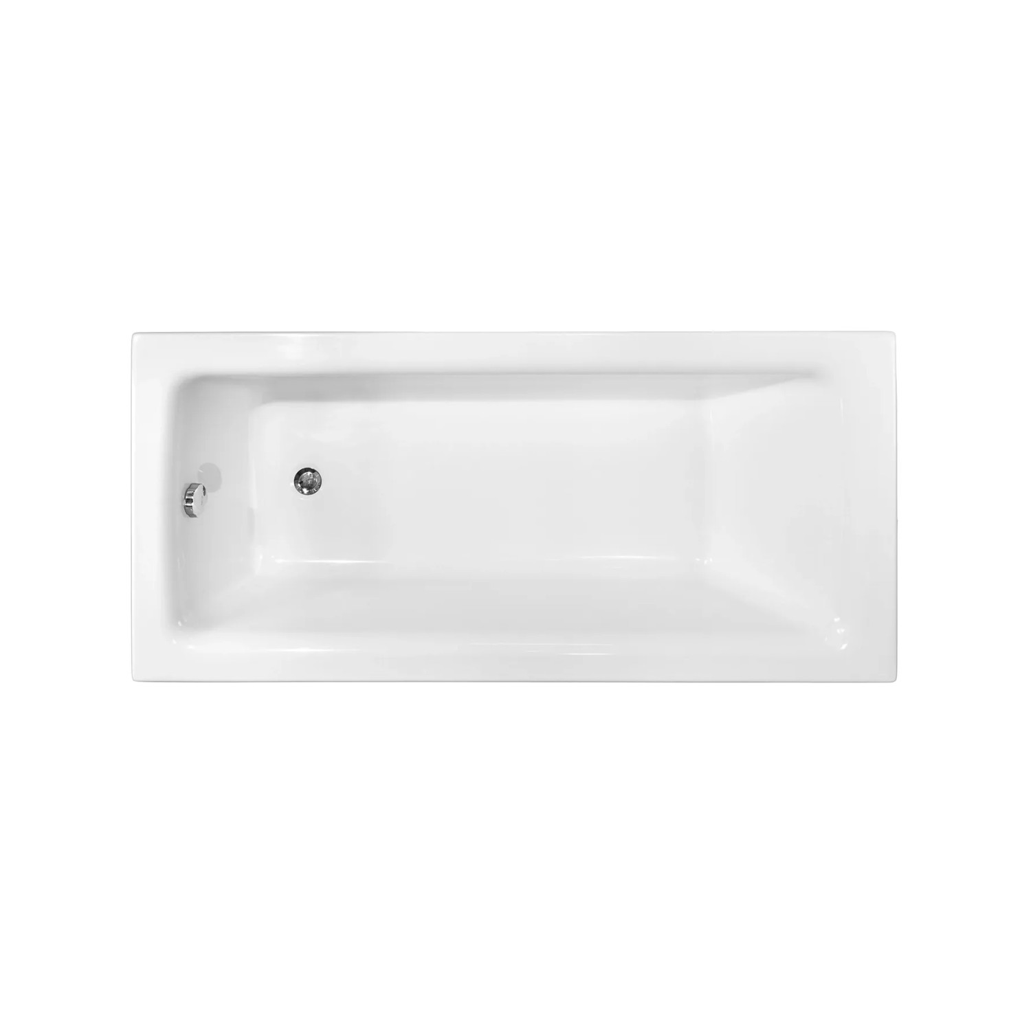 Bad Land Badewanne Rechteck TALIA 140x70 Mit Wannenträger Ablauf Füße