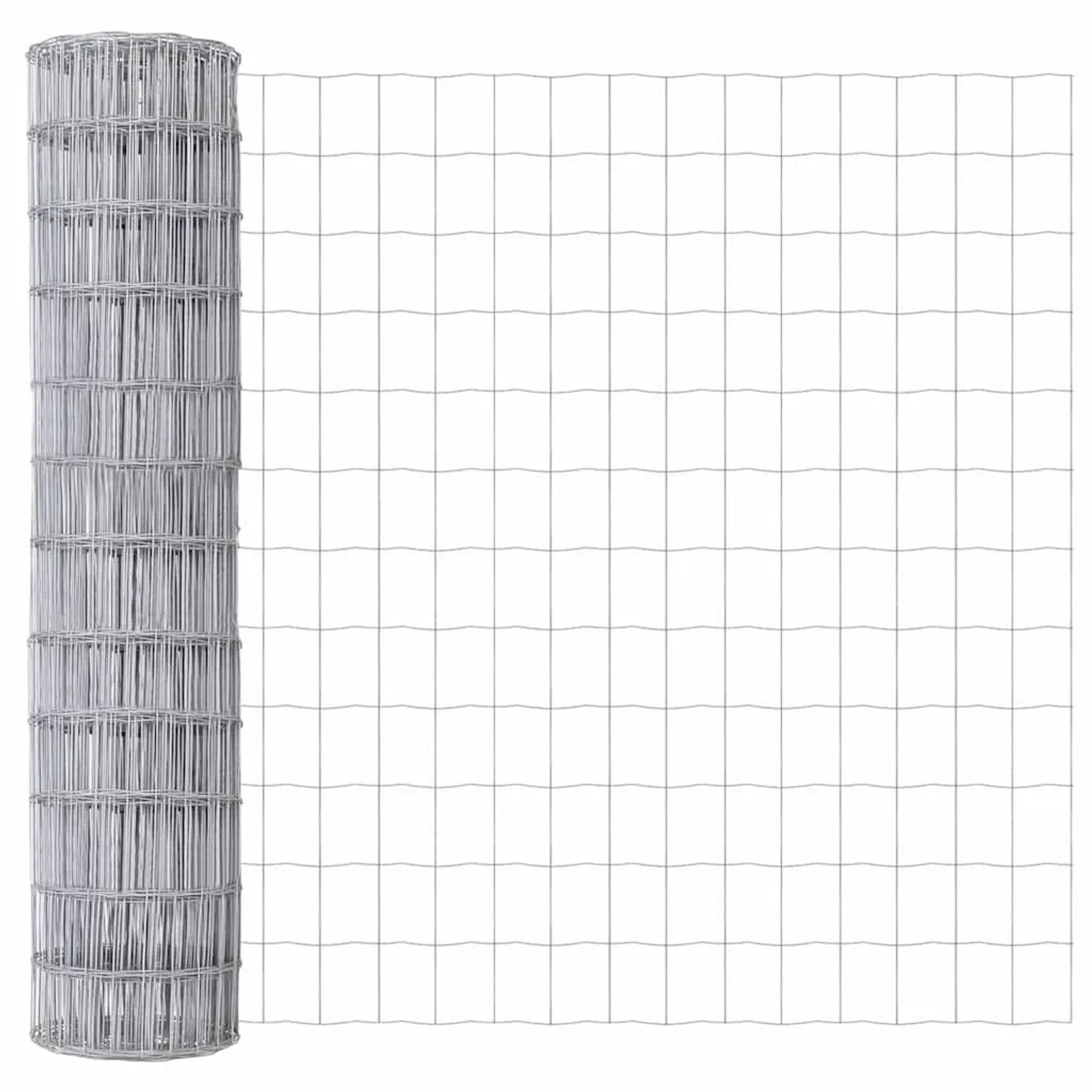 vidaXL Eurozaun 1,2 x 25 m PVC-beschichtetes Eisen 42004686 günstig online kaufen