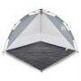 vidaXL Strandzelt Grau Quick Release Wasserdicht 4004154