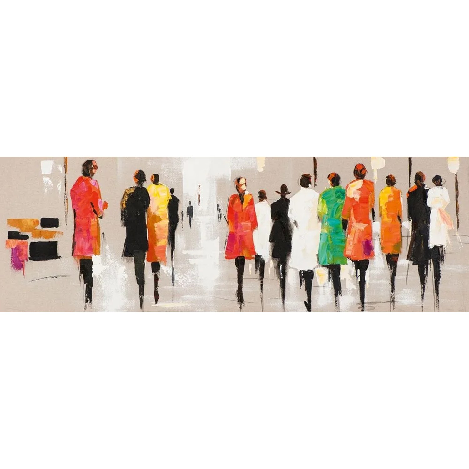 Art Universe Leinwandbild Modenschau 50 x 150 cm