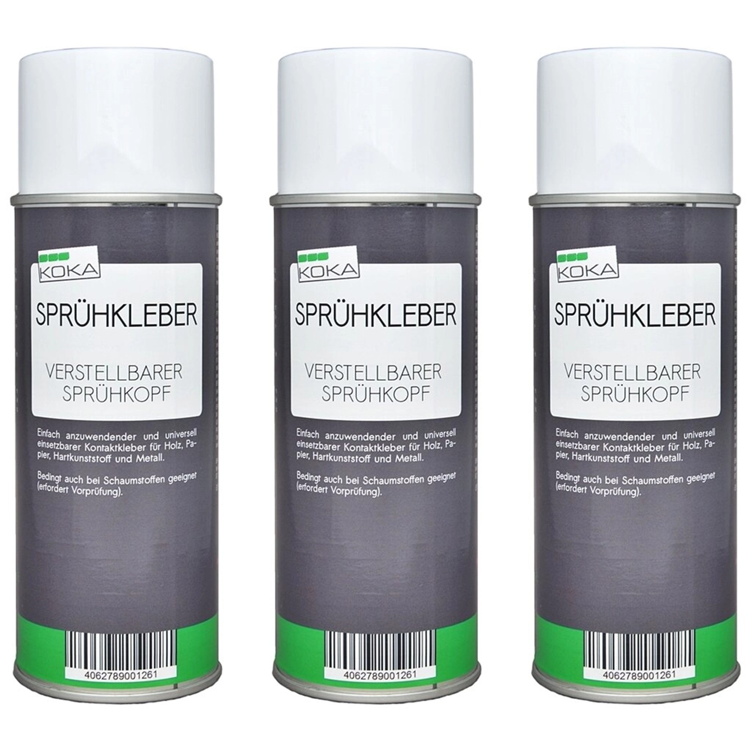 KOKA 3x Sprühkleber mit Verstellbarem Sprühkopf günstig online kaufen