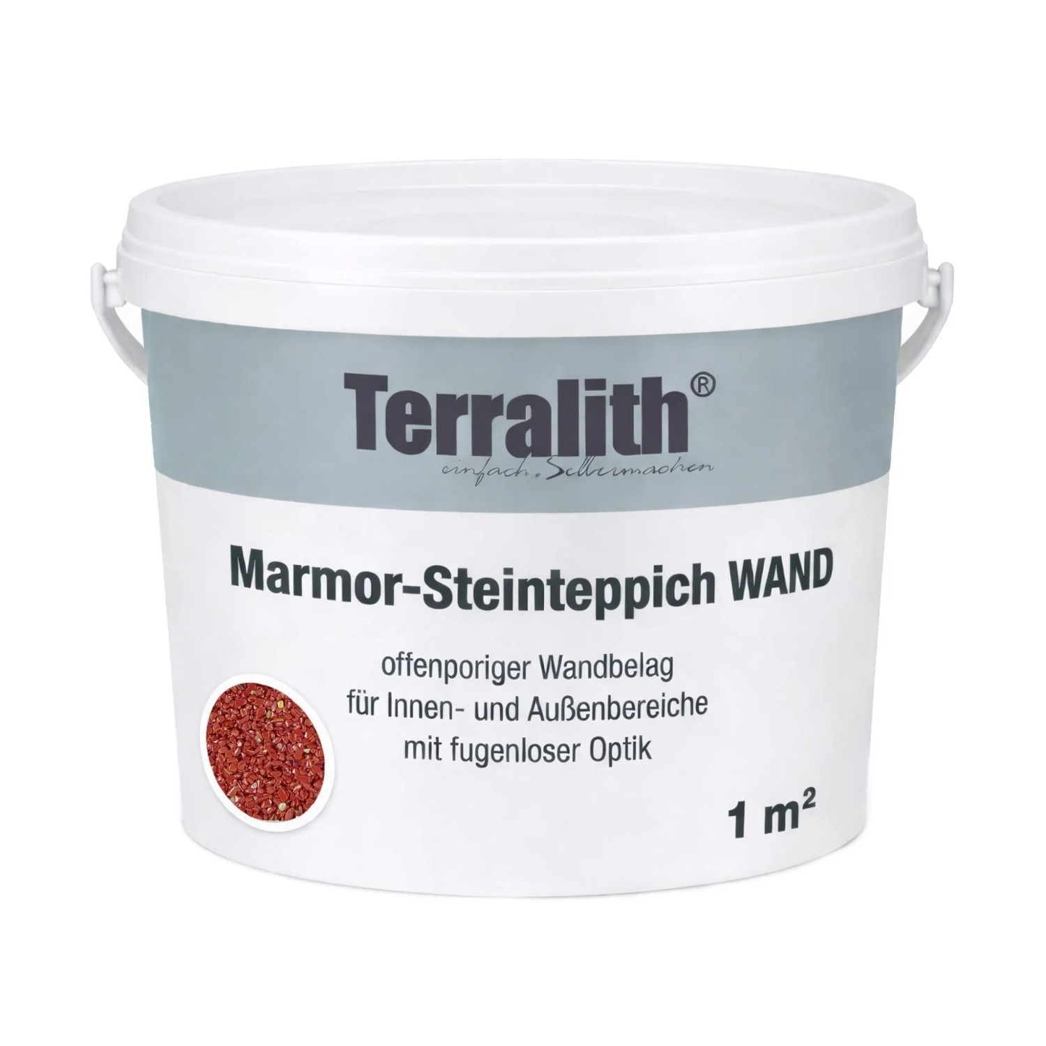 Terralith Edelsteinteppich Wand Jaspis für 1 m²