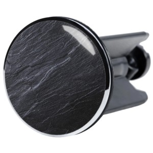 Sanilo Waschbeckenstöpsel mit Granit-Design, höhenverstellbar und passend für Standard-Waschbecken.