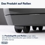 DeLonghi Luftentfeuchter auf Rollen für einfachen Transport.