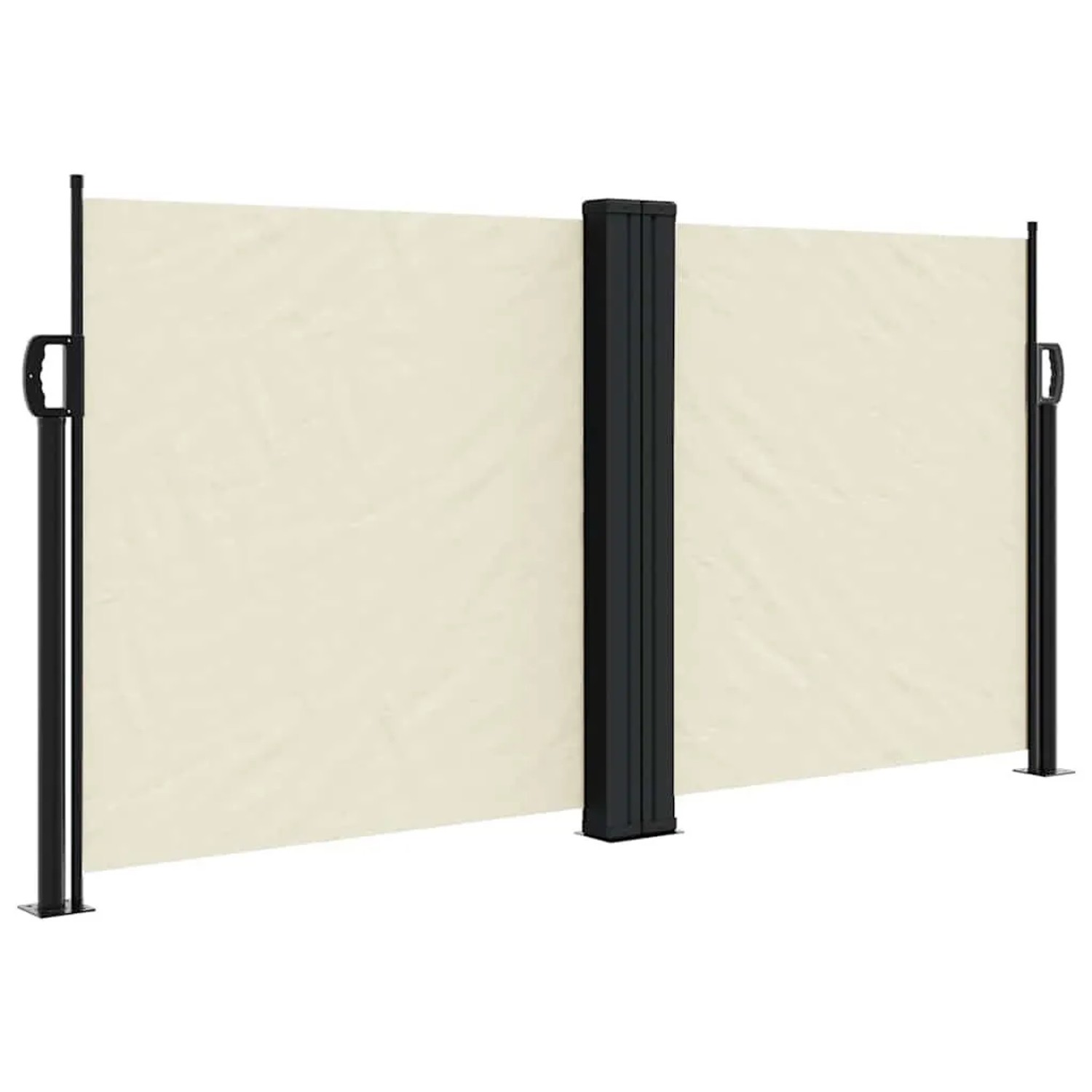 vidaXL Seitenmarkise Ausziehbar Creme 120x600 cm 4004595