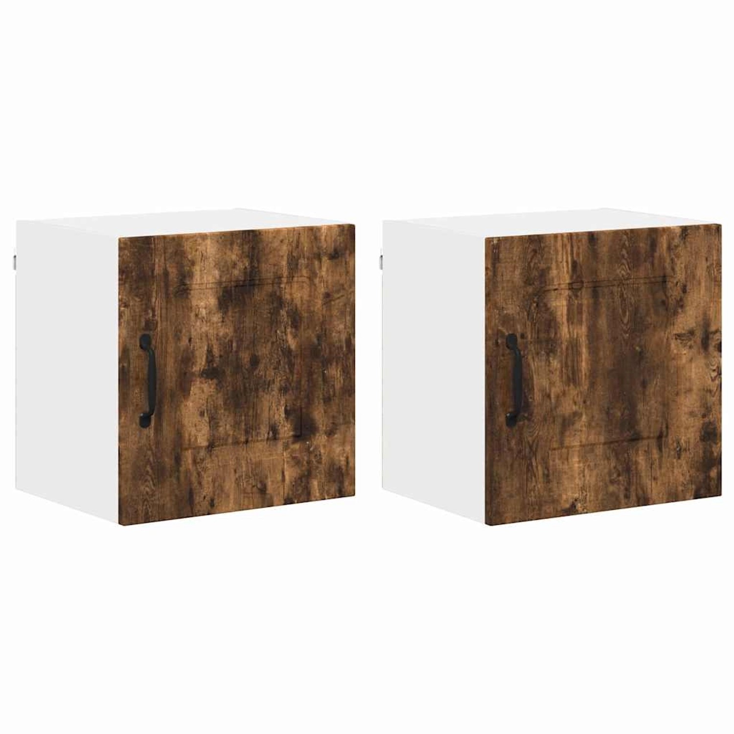 vidaXL Küchenwandschrank 2 Stk Geräucherte Eiche 40 x 31 x 40 cm 884525 günstig online kaufen