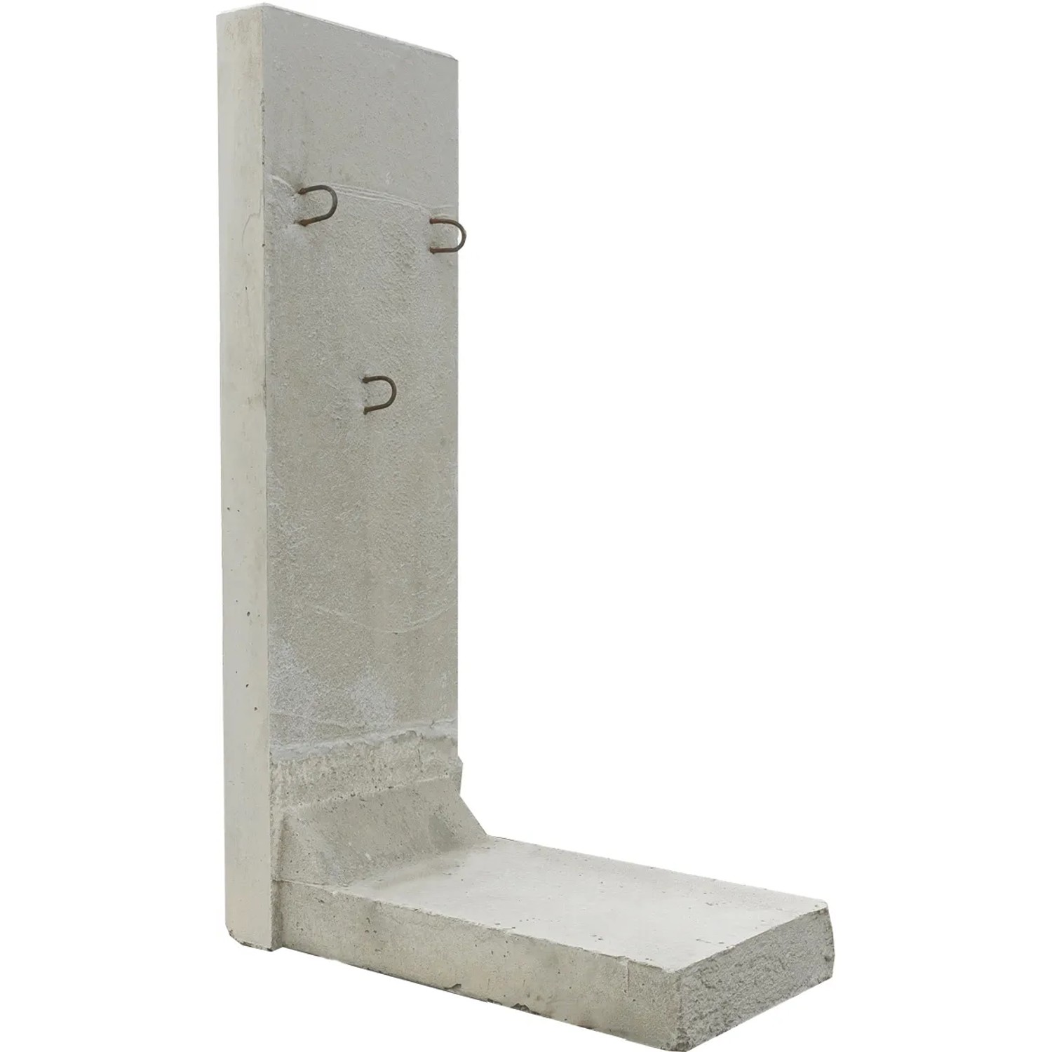 Grauer EHL Stützwinkel L-Stein, 50x155 cm, zur Abstützung von Hängen und für Mauersysteme.