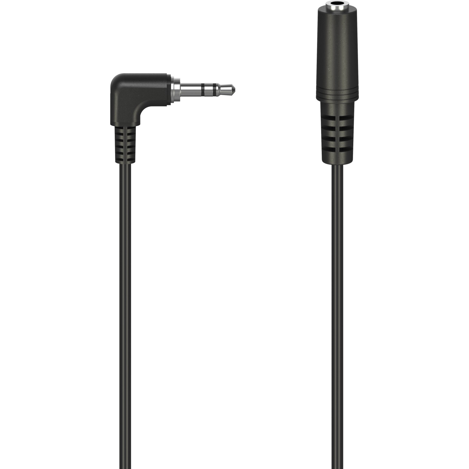 Hama Audio-Adapter 2,5 mm-Klinken-Stecker/3,5 mm-Klinken-Kupplung 20 cm Schwarz
