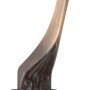 Detailreicher Wandhaken „506“ in Altmessing brüniert mit zwei Haken.