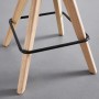 Bessagi Home Barhocker Leonie Dunkelgrau Webstoff Drehbar Gepolstert_2