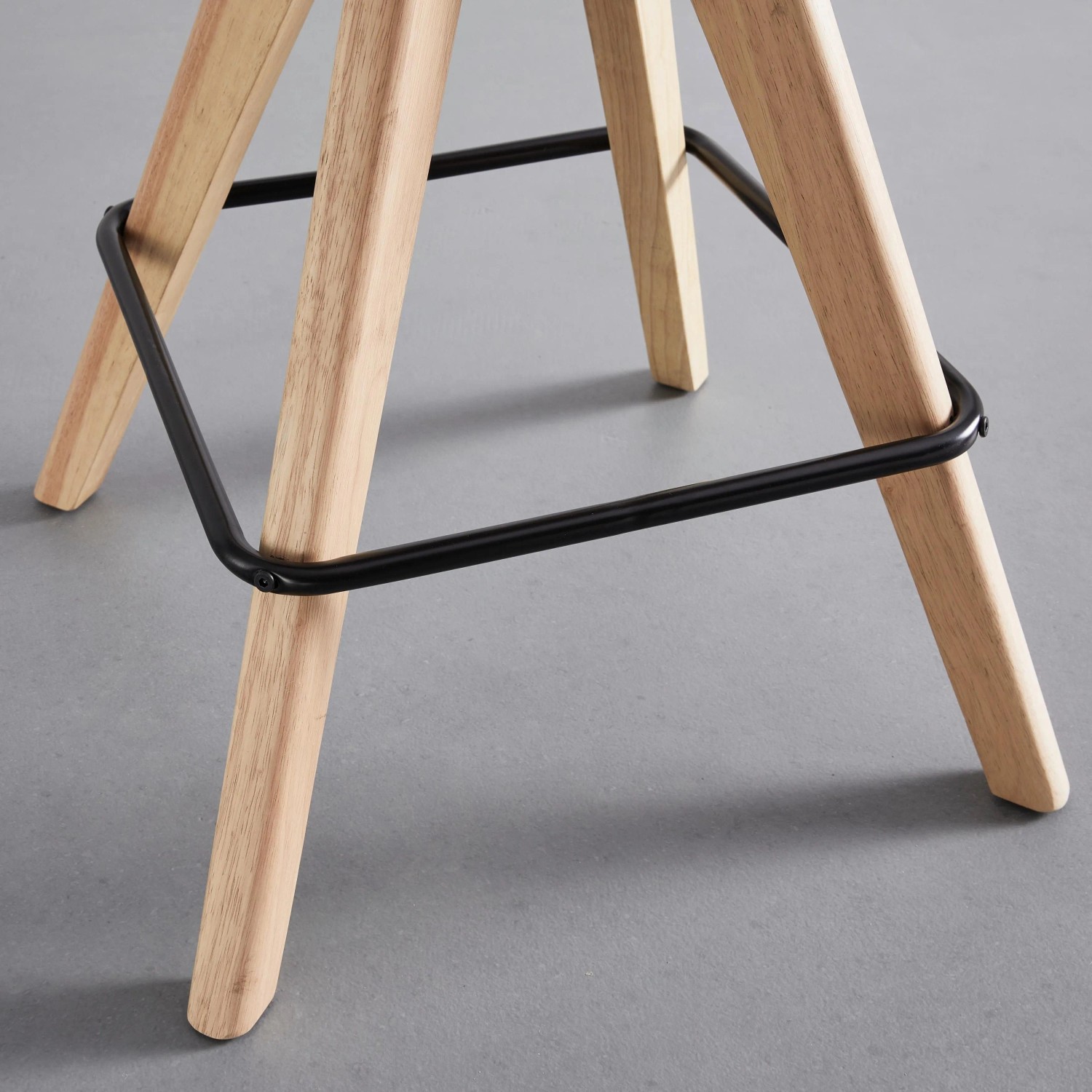 Bessagi Home Barhocker Leonie Dunkelgrau Webstoff Drehbar Gepolstert_2