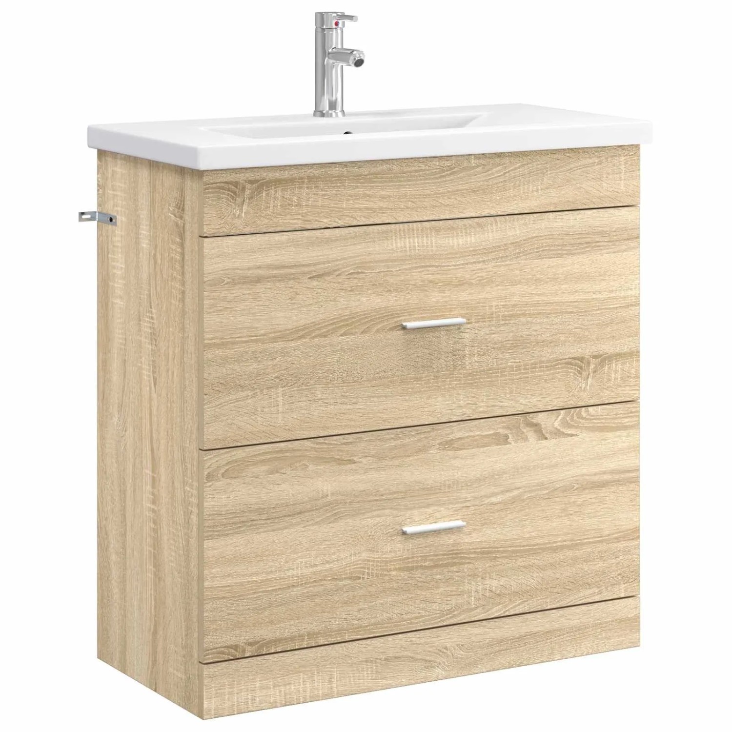 vidaXL Badezimmermöbel-Set Sonoma-Eiche 81 x 40 x 84,5 cm 3404376