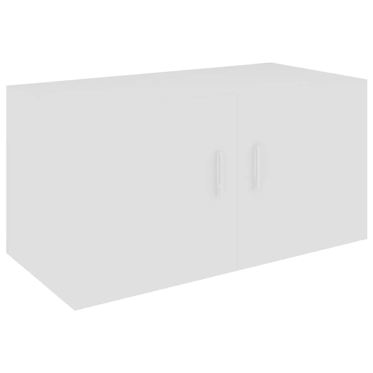 vidaXL Wandschrank Weiß 80 x 39 x 40 cm Holzwerkstoff 802795