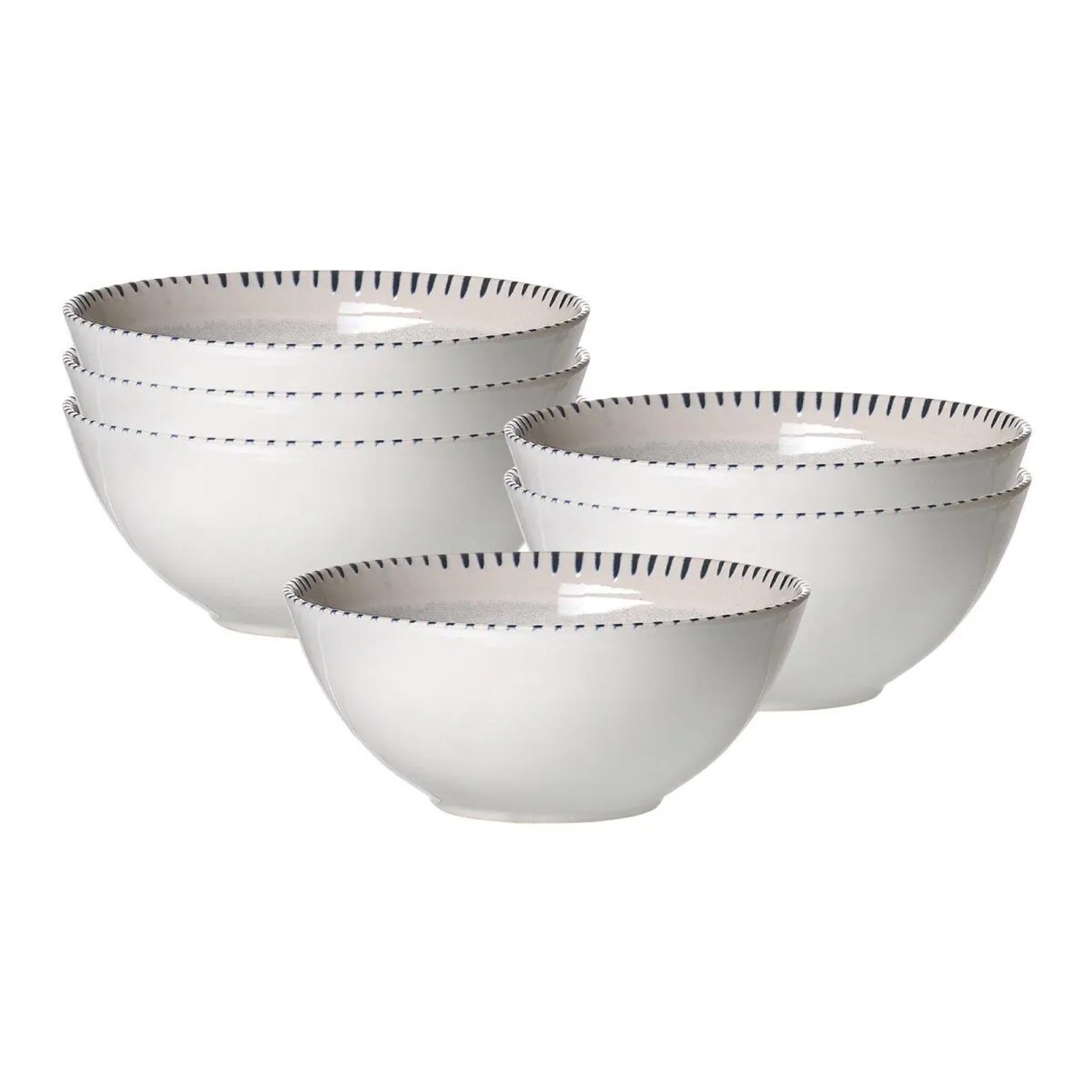 Ritzenhoff & Breker Natura Müslischale 16,5 cm 6er Set Grau
