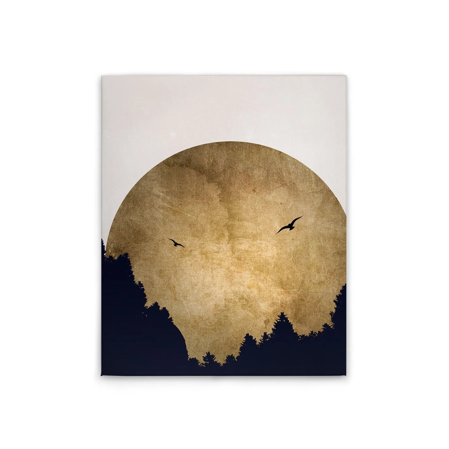 Tadessi Leinwandbild - M1-No.50669 - Schwarz Gold - 40 x 50 cm - Querformat
