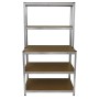 Monstershop Galwix Werkbank mit 5 MDF-Regalböden und Stahlrahmen.