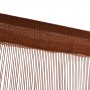 Braune vidaXL Fadenvorhänge (2 Stk.) als Fensterdeko oder Raumteiler, 100x250 cm.