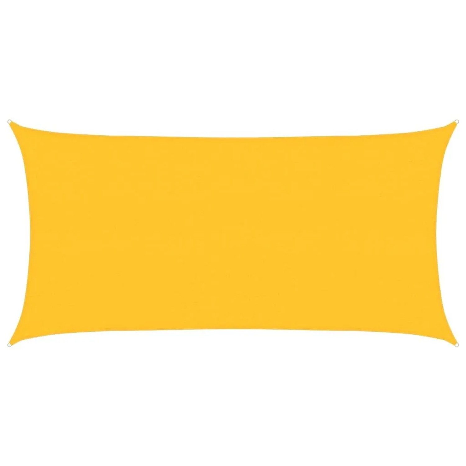 vidaXL Sonnensegel 160 g/m² Gelb 2,5x5 m HDPE 311566 günstig online kaufen