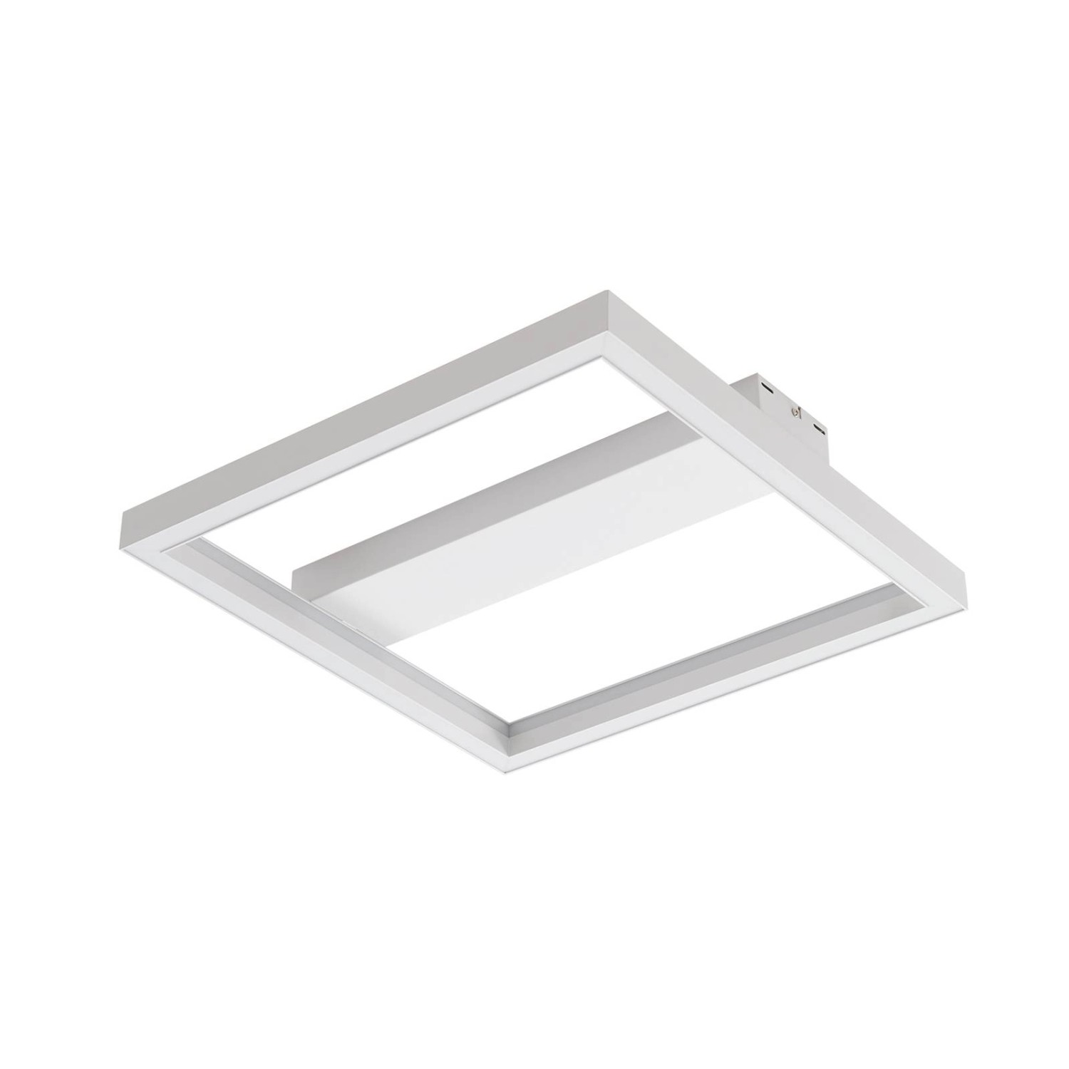 Lucande LED Smart Home Deckenlampe Tjado 10012993 Dimmbar mit Leselampe Modern in Weiß aus Metall 1-flammig Wohnzimmerle...