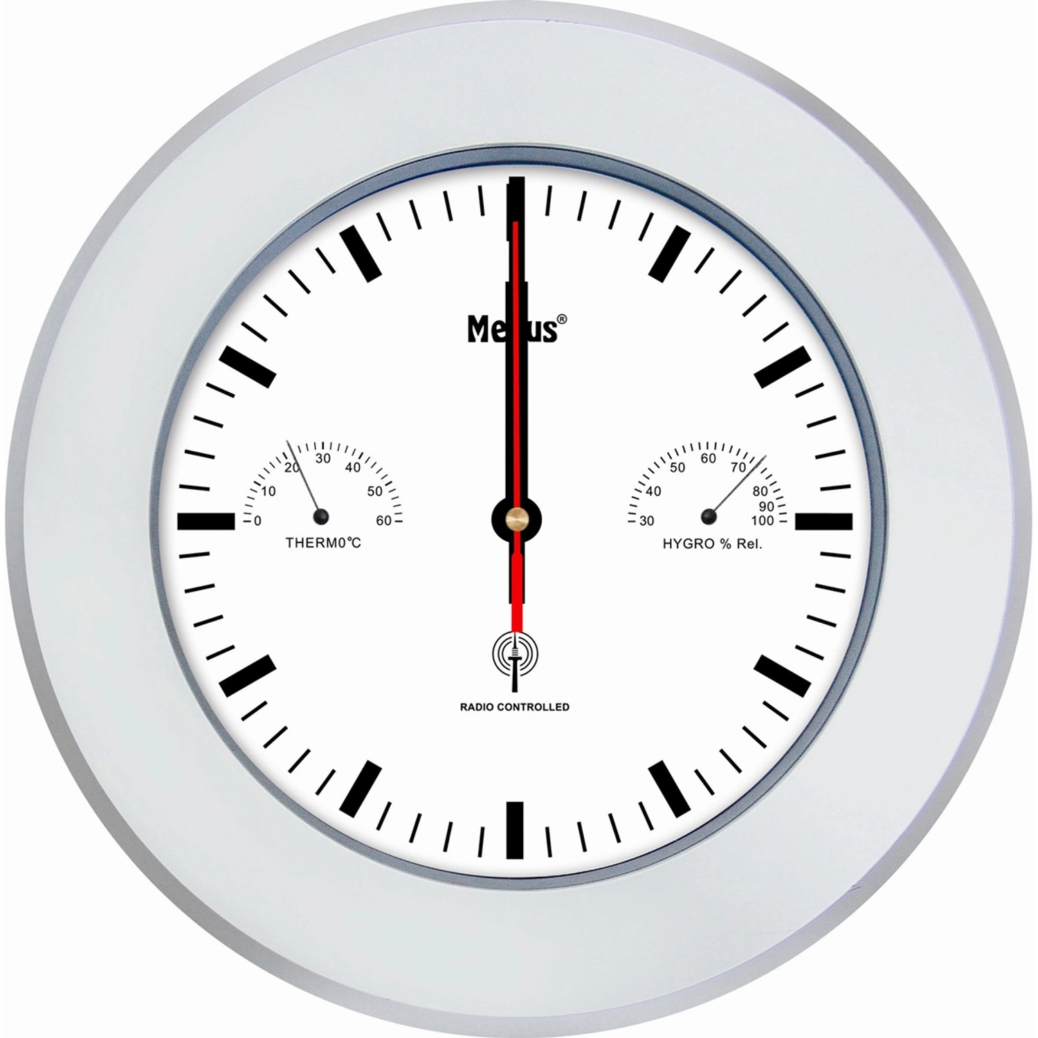 funk wanduhr mit thermometer